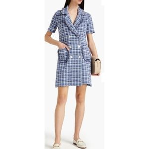 Sandro NWT Ludivine Tweed Dress size 36